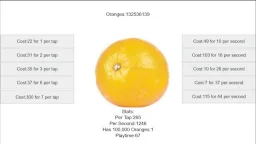 Orange Fruit Clicker