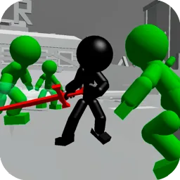 Stickman Killing Zombie 3D
