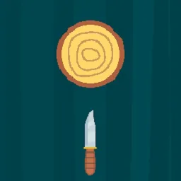 Log and Knife 2D