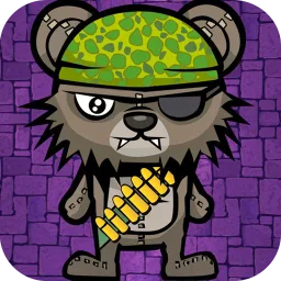 Teddy Bear Zombies Machine Gun